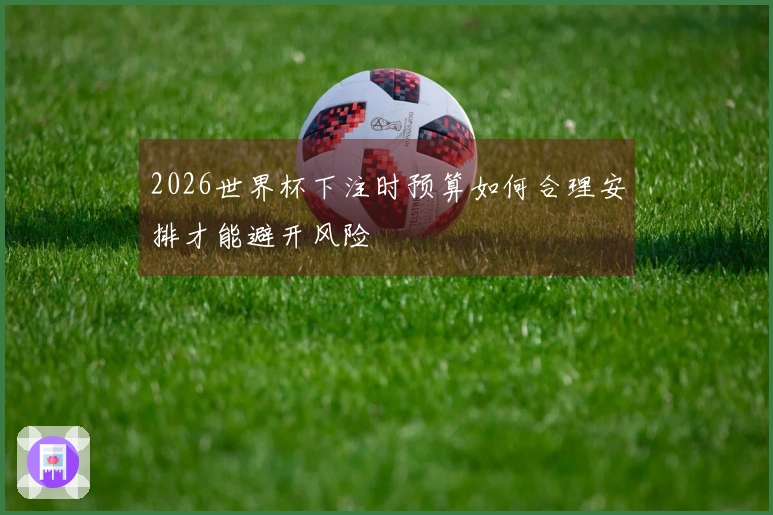 2026世界杯下注时预算如何合理安排才能避开风险